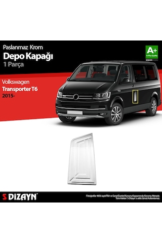 S-Dizayn  Volkswagen T6 Transporter Krom Depo Kapağı 2015 Üzeri