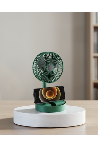 Katlanabilir Mini Fan, 3 Kademeli Şarj Edilebilir Taşınabilir