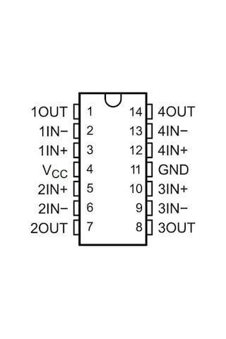 Ca3054 Amplifikatör Entegresi Dip-14