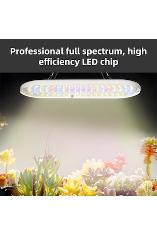 Maiyame 10w Tam Spektrum Bitki Büyüme Lambası - 2h/4h/8h Zamanlayıcı, 4 Seviye Parlaklık Ayarlamalı, Led Sera Ve İç Mekan Bitkileri Için Beyaz 220v Euro Şarjı Beyaz