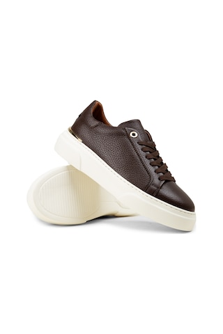 Deery Kadın Hakiki Deri Kahverengi Sneaker Ayakkabı - 00502zkhve01