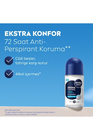Nıvea Derma Control Defend Erkek Roll-on 50 Ml