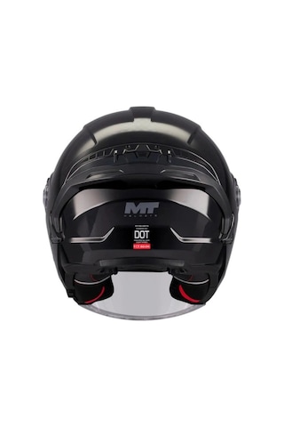 Kask Mt Cosmo Sv Pure A1 Parlak Siyah