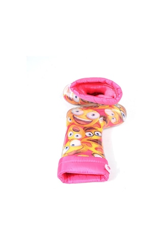Ayakcenter 21-14 Srb Pembe Emoji Kürklü Kız Çocuk Çizme Pembe