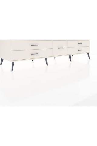 Kronos Tv Ünitesi 5 Çekmeceli 220x59x51 Aytaşı-çam/aytaşı Atlas Çam/aytası - Aytası