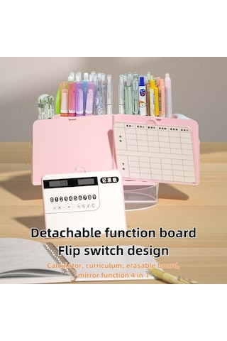 Dancemonkey Beyaz, Pembe, Siyah Abs Kalemlik Seti 12x12x13cm Mavi, 12 Parça Mavi