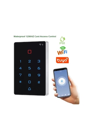 Wifi İle Uzaktan Erişimli Kartlı Ve Şifreli Kapı Kontrol Access Cihazı Tuya Smartlife Uyumlu