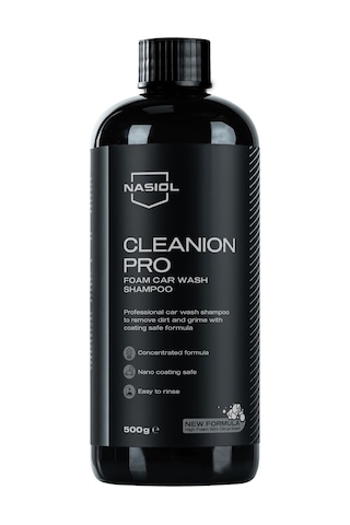 Nasiol Cleanion Pro New Formula Araç Konsantre Şampuan-500 Gr-narenciye Kokulu Fırçasız Oto Yıkama,detailing, Bol