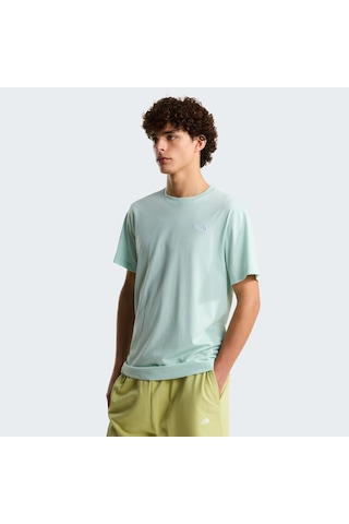 The North Face M Evolution Simple Dome Regular Short Sl Erkek T-shirt-32592 Açık Yeşil