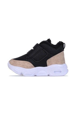 Skuaıter 7600 Siyah Bebe Cırtlı Erkek Çocuk Kürklü Bot Siyah