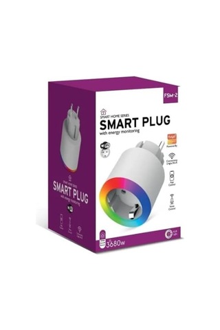 Rgb Ledli 3680w Akıllı Wi-fikontrollü Priz Fsm-2 0