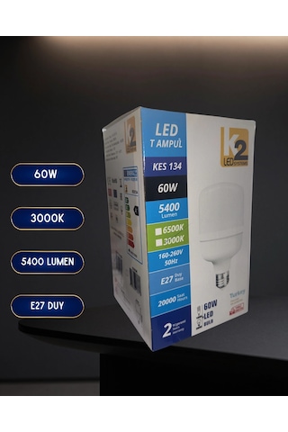 K2 Kes134 Torch Led Ampul 60w Günışığı