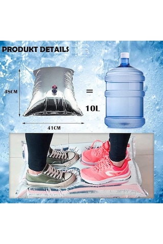 Prestigegoods Outdoor Kampçılık Piknik Yalıtımlı 5l Su Çantası Teneke Folyo Sıcak Tutar Altın