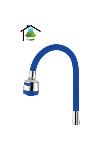 Mintev Mutfak Evye Oynar Başlıklı 2 Fonksiyonlu Esnek Spiralli Renkli Lavabo Musluk