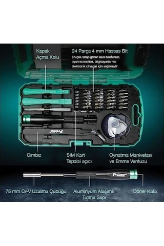 Proskit Sd-9322m Telefon Tamir Tornavida Seti