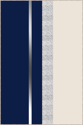 Lacivert Silver Kaymaz Modern Kesme Rulo Yolluk Halı Vh016n11