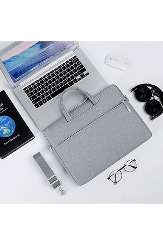 Lemestar Gri Sırt Çantası - 15.6" Tablet Dizüstü Bilgisayar Çantası, Su Geçirmez Oxford Kumaş, Çizik Dayanıklı, Ofis Ve Toplantılar İçin Gri