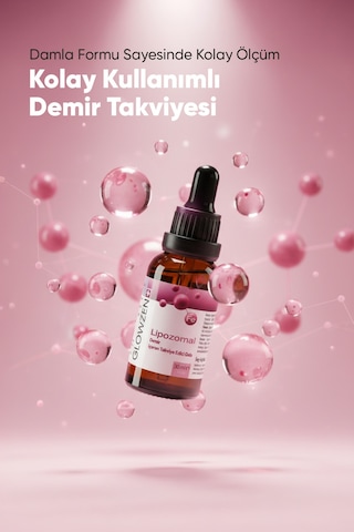 Glowzen+ Lipozomal Demir Fe 30 Ml
