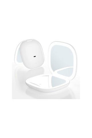 Aurora Taşınabiler Led Makyaj Aynası, Aydınlık Ayna, Lambalımak Yaj Aynası Yeşil