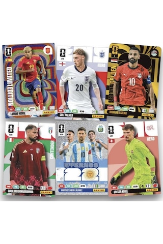 Dünya Kupası Fıfa 2026 Panini Adrenalyn Xl Premium Trading Kart 1 Paket 10 Kart