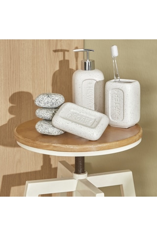 Karaca Home Melba Banyo Aksesuar Seti 3'lü - 153.09.01.2167 Beyaz