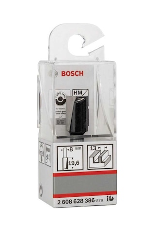Bosch Standard Seri Ahşap İçin Çift Oluklu Sert Metal Düz Freze Ucu 8x13x51 MM - 2608628386