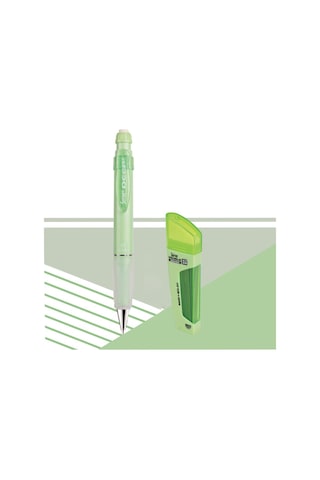 Serve Deep 0.7 mm Mekanik Kurşun Kalem Elma Yeşili - 0.7 mm Uç & Silgi
