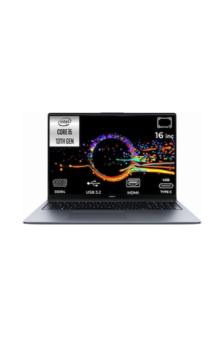Huawei Matebook D16 i5-13420H 53014QHR-K02 16 GB 1 TB SSD 16" W11P Dizüstü Bilgisayar