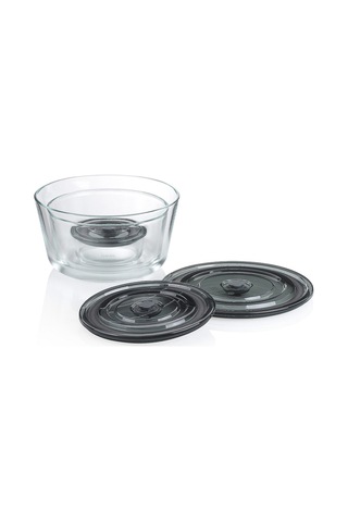 Kela KL-12642 Aurelia Cam Saklama Kabı Yuvarlak 2.2 L Renkli