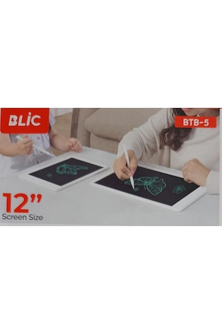 Lcd Panel Yazı Tableti 12 İnç Btb-5 Smart Child Lock Lcd Panel Single Writing Tablet