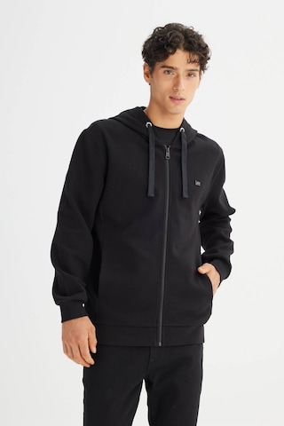 Lee Kapüşonlu Fermuarlı Siyah Erkek Sweatshirt L2520310001 Siyah