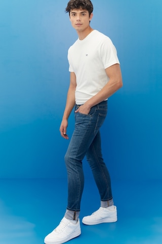 Lee Luke Slim Tapered Esnek Jean Kot Pantolon Mavi