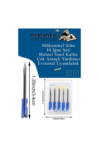 Kılçık Makinesi İğnesi İnce Uçlu 5 Li 1 Paket Değiştirilebilir Çelik Uçlu Kılçık Tabancası Yedeği Etiketleme İğnesi
