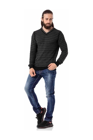 Cipo & Baxx Cp273 V Yaka Erkek Kazak 001