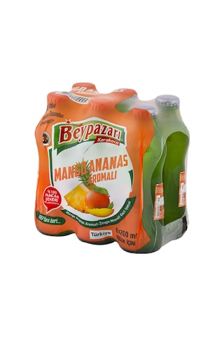 Beypazarı Doğal Maden Suyu Mango Ananas Aromalı 6 x 200 ML