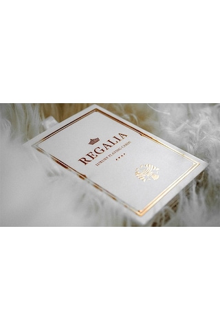 Cartamundi Shin Lim Regalia White Premium Oyun Kağıdı Limited Edition Koleksiyonluk İskambil Kartları