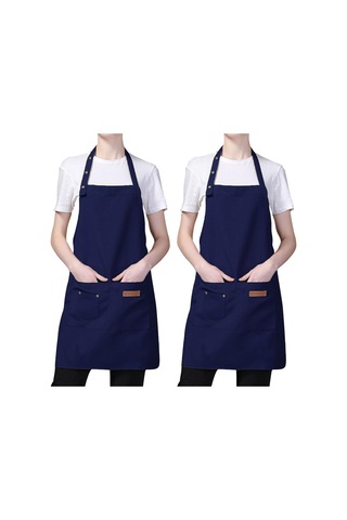 3 Cepli 2 Paket Ayarlanabilir Önlük Profesyonel Mutfak Şirketi Lacivert, Diğer