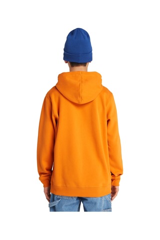 Timberland Ls 50th Anniversary Est. 1973 Erkek Turuncu Kapüşonlu Sweatshirt TB0A6S5WED11 Turuncu