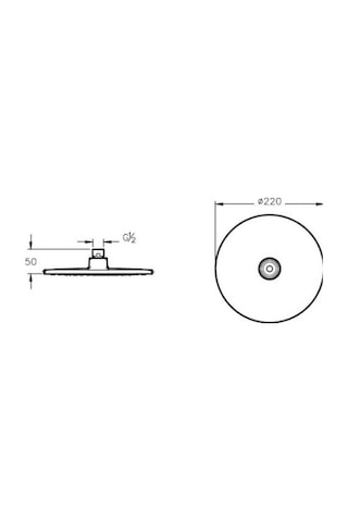 Artema Rain L A45708Sta Duş Başlığı.220 Mm Gri