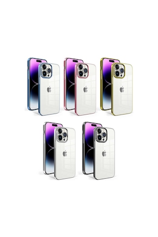 Apple Uyumlu iPhone 14 Pro Max Uyumlu Zore Sun Kılıf-gümüş Gümüş -