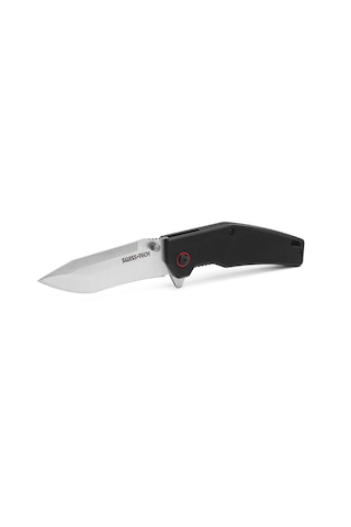 Swisstech G10 Folding Knife-satin Polish Siyah