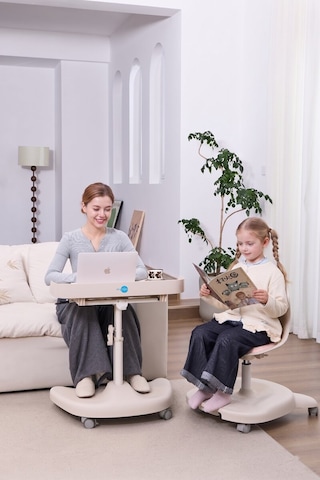 Sfyzone Pro Plus Mobil Çalışma Masası Pembe Gri