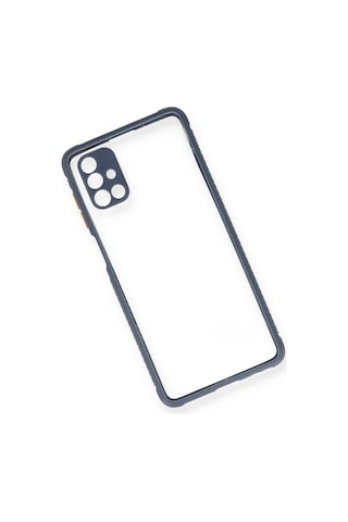 Cosmotex Newface Samsung Galaxy Uyumlu M51 Kılıf Miami Şeffaf Silikon - Gri