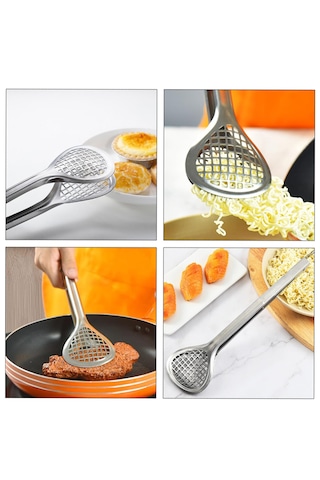 Valletta Bobo Paslanmaz Çelik Kilit Sistemli Smart Süzgeçli Maşa