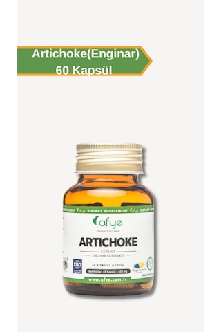 Afye Enginar Ekstraktı 600 Mg Artichoke Özü 60 Kapsül