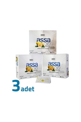 Hhs Assa 60 Sachet Limon Aromalı Bitki Form Çayı 3 x 240 G