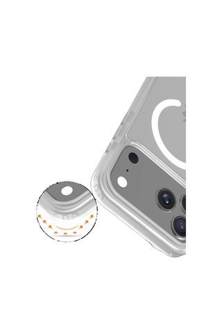 Joko İphone 17 Pro Kılıf Jota Seri Magsafe Kapak Şeffaf