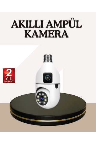 İki Yönlü Sesli Wifi Kamera Ampul Tipi Ev Ofis Güvenlik Kamerası 95099637