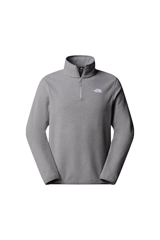 The North Face M Glacier Fleece 1/4 Zip Jacket Kadın Outdoor Parka Nf0a8d0qcqı1 Gri Gri
