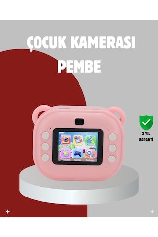 Anında Baskı Özellikli Çocuk Kamerası 24mp Hd Çift Lens, 32gb Hafıza Ve Oyun Modu - Lisinya